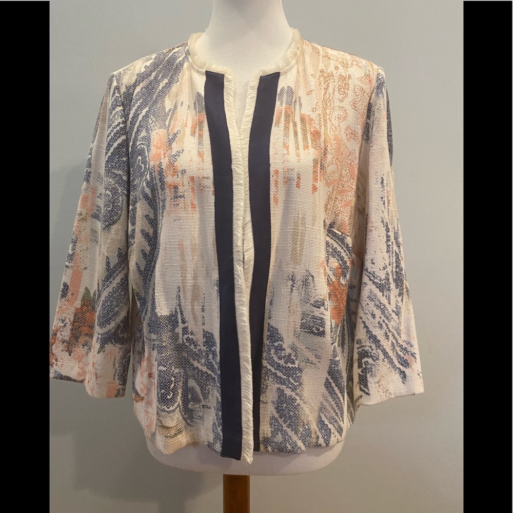 Chico’s mixed colors spring,summer and fall jacket.